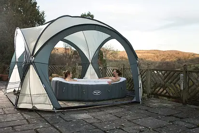 Dome Tent for Hot Tubs 390x390x255 cm Bestway Lay-Z-Spa