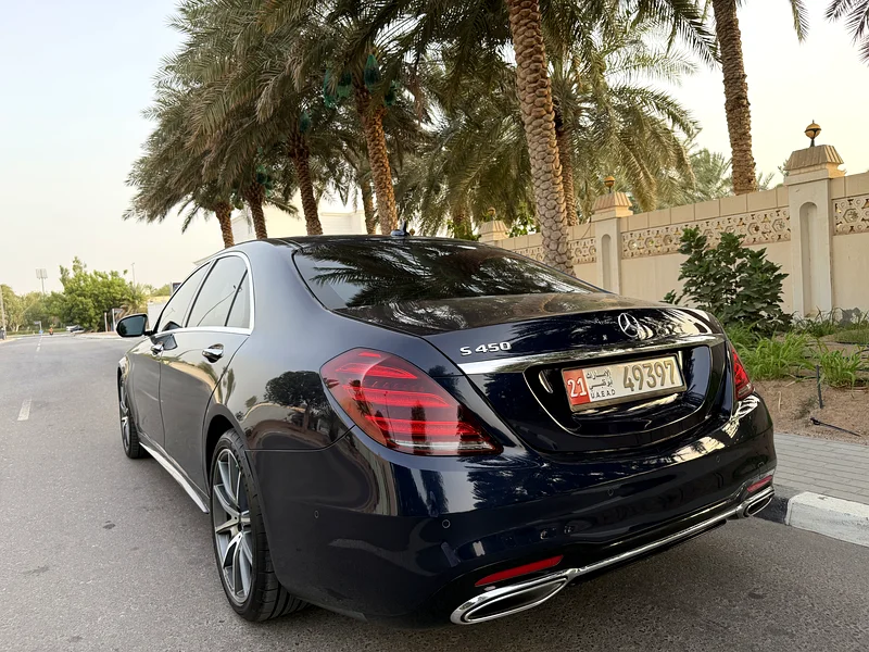 مرسيدس بنز  S 450 خليجي أربع فصوص، موديل 2018، صبغة وكالة كامل شرط الفحص بدون اي نقطة صبغ .63162463119361112