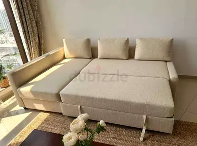 IKEA L shape sofa bed