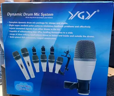 Professional Dynamic Drum Mic System for Studio  Stage
