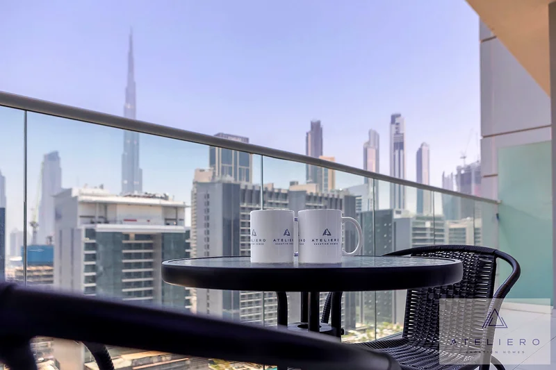 شقة DAMAC Vera بغرفة نوم واحدة مع إطلالة على وسط المدينة وبرج خليفة63817592128513114