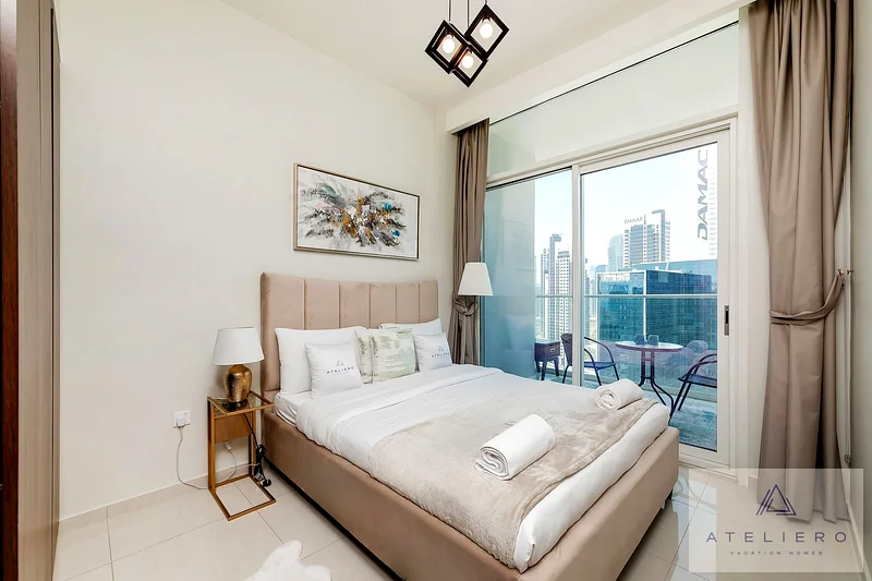 شقة DAMAC Vera بغرفة نوم واحدة مع إطلالة على وسط المدينة وبرج خليفة63817592128513110
