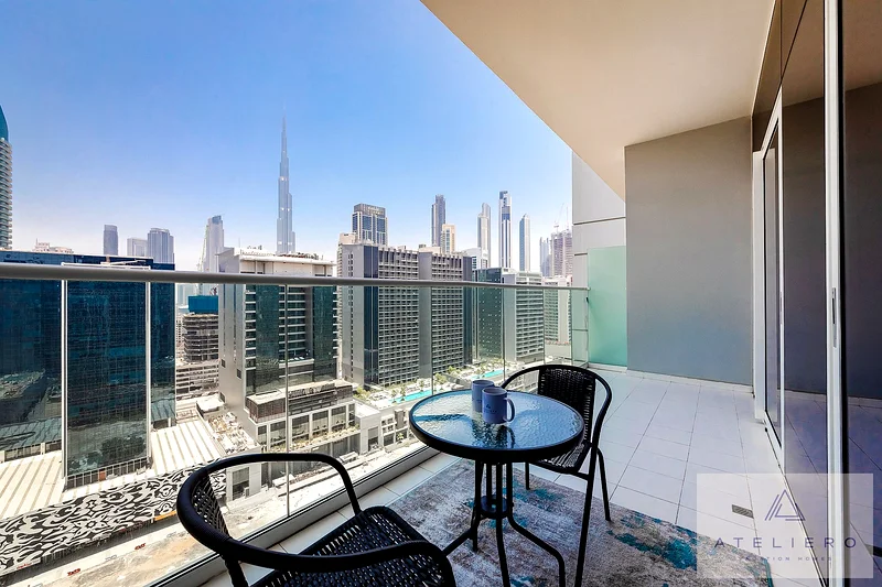شقة DAMAC Vera بغرفة نوم واحدة مع إطلالة على وسط المدينة وبرج خليفة63817592128513113