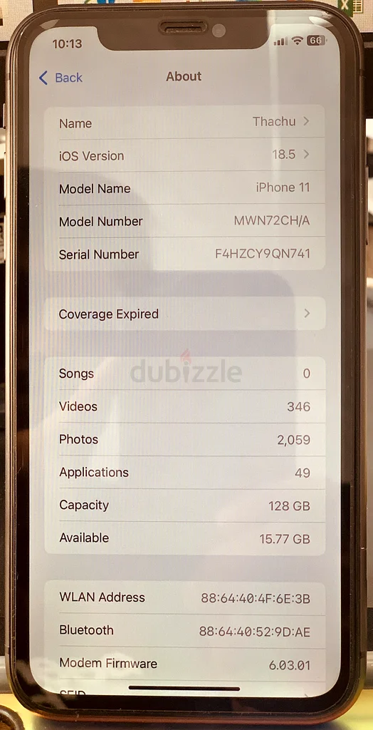 آيفون 11 / 128 جيجابايت63186767664387111
