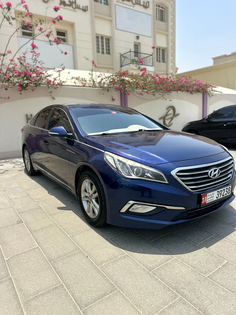 2016 model Hyundai Sonata; GCC spec; Blue color; Accident free; well maintained63150946056065113