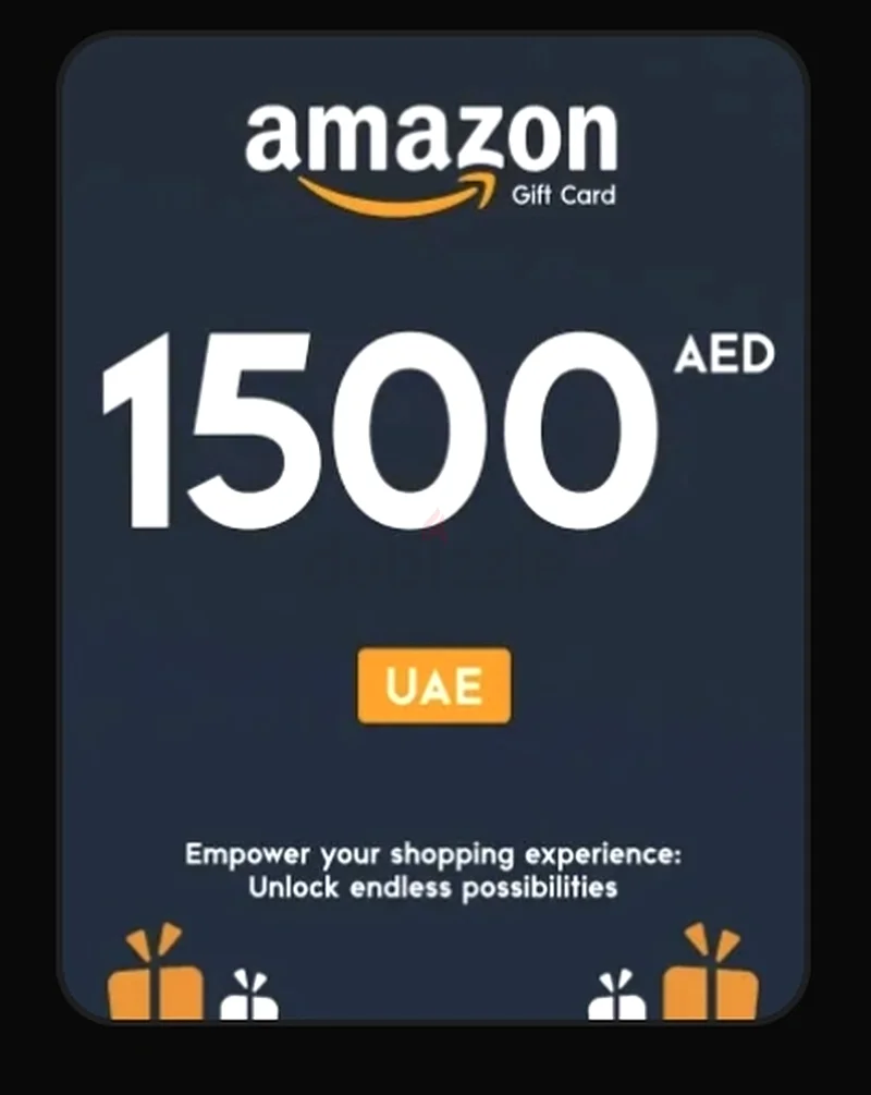 افتح عالمًا غير محدود من التسوق مع بطاقة هدايا أمازون بقيمة 1500 درهم إماراتي!634376524725771112