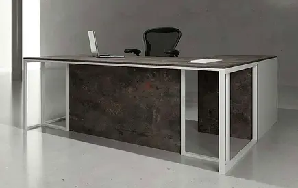 Taze L Shaped Executive Desk - Fully Customized