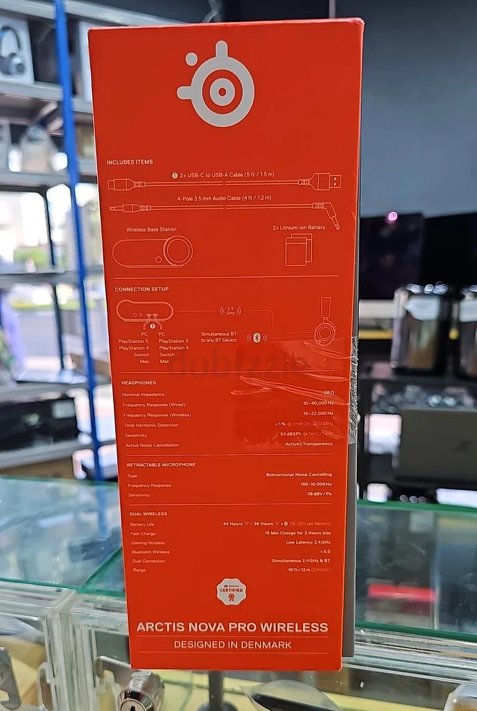 سماعة ألعاب Steelseries Arctis Nova Pro اللاسلكية X متعددة الأنظمة63228828834562113