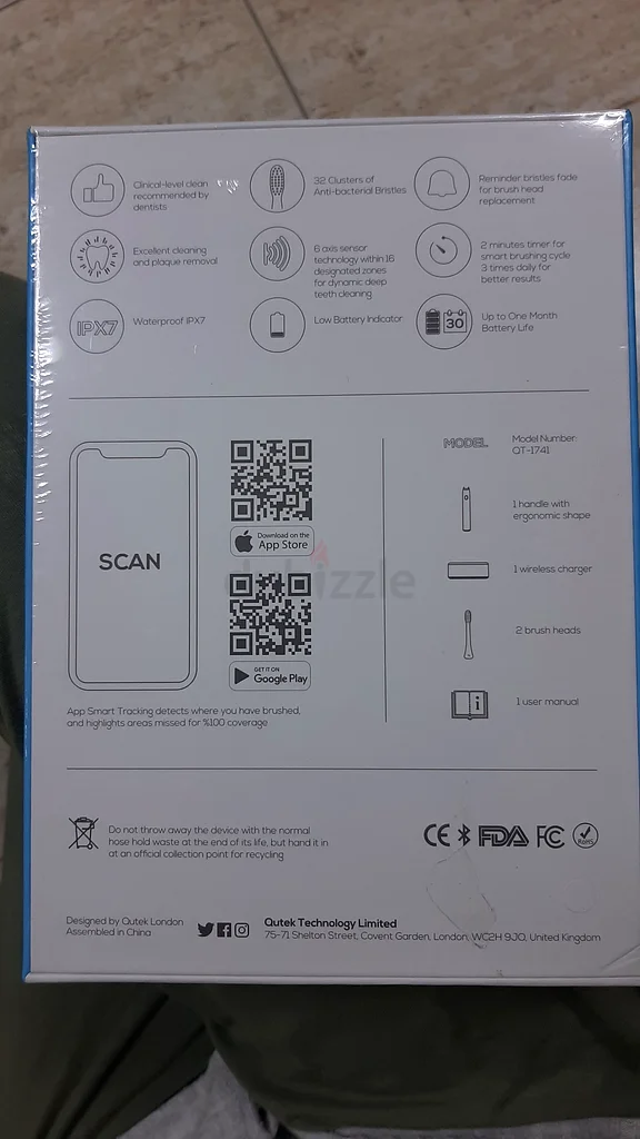 Denticare Smart Sonic Toothbrush with Bluetooth Technology63243190840067111