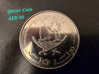 50 Dirham Qatar Coin for AED 10