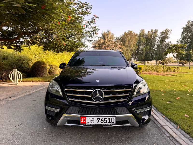 مرسيدس بنز ML400 AMG خليجي 2015 فل اوبشن استخدام سيدة من الوكالة ، تشييكات الوكالة بدون63146290622338111