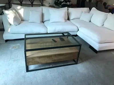 Camerich Lshape sofa comfortable feather filled high Quality