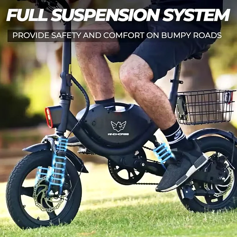 Wind Horse W3 Electric Bike ● Brand New | 1 Year Warranty | FREE Delivery | DXB374663168051427969112