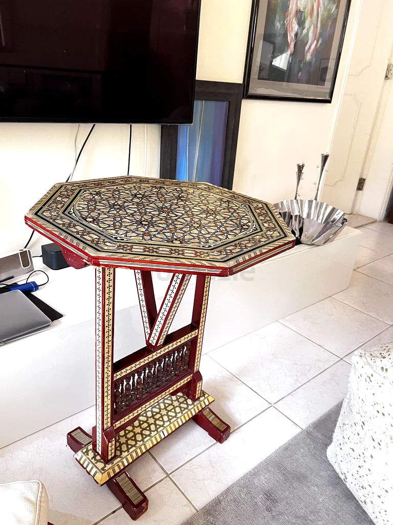 Antique Mother of Pearl small Side Table63191601491843114
