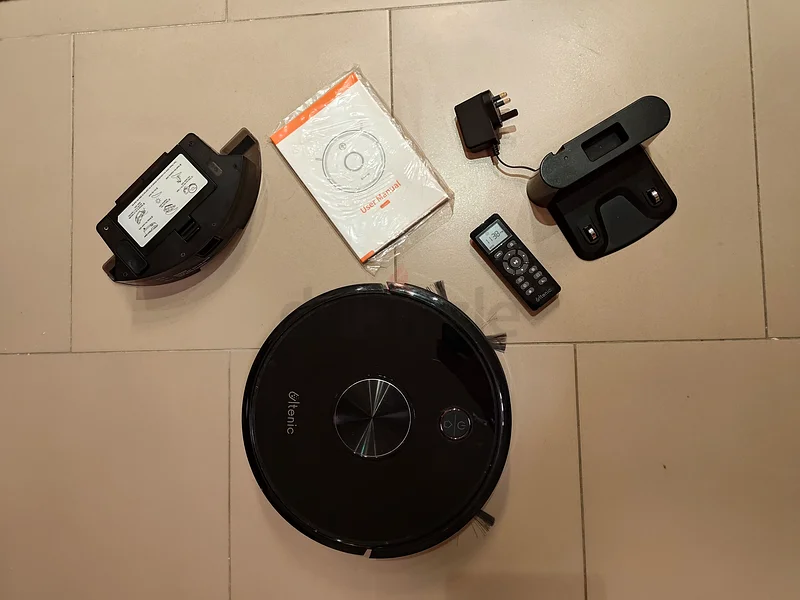 مكنسات الروبوت Ultenic D5s Pro، 3000 باسكال، متصلة عبر الواي فاي، وظيفة المسح، رفيعة جدًا، أليكسا63253467959426111