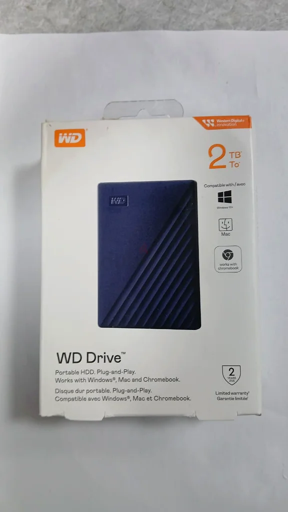 WESTERN DIGITAL HARD DRIVE PORTABLE (WDBB7B0020BBL-WEWM) 2TB NAVY BLUE632581465167371118