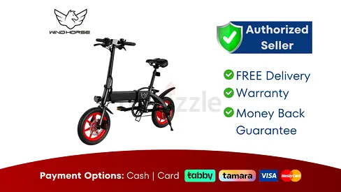Wind Horse C19 Folding Electric Bike  Brand New | 1 Year Warranty | FREE Delivery | DXB4857