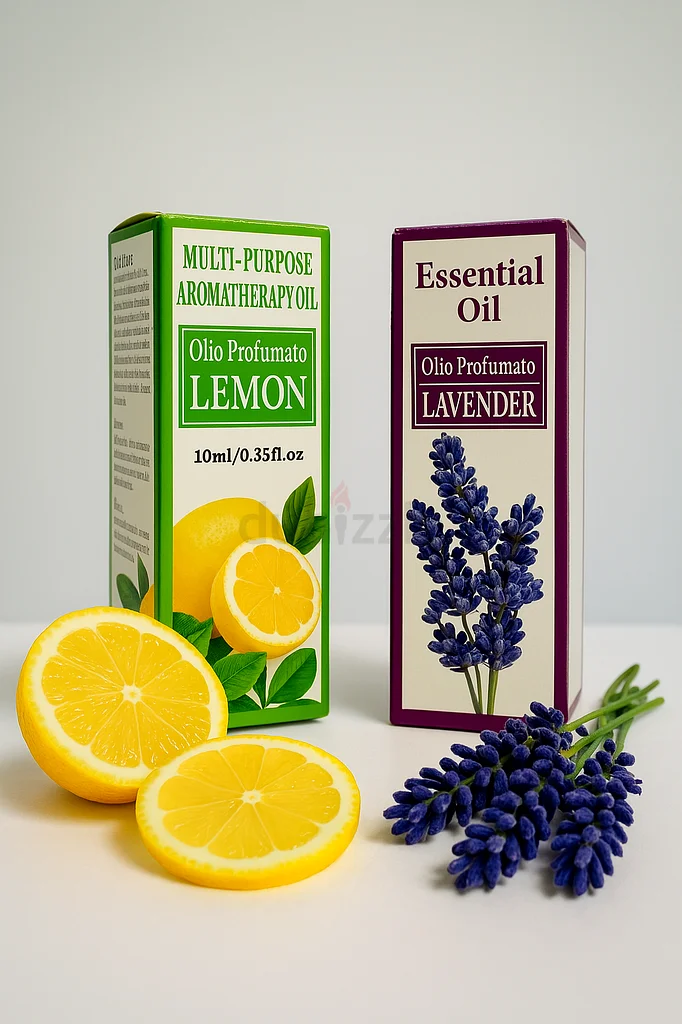 Aroma Essential Oil Bundle – Lavender  Lemon (Set of 2)631896238283531125