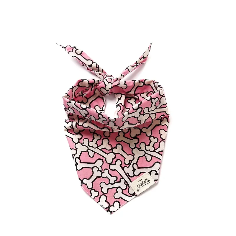 Set of 3 pink bandanas for pets63234134914818112