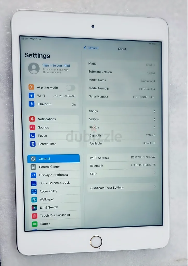 Apple iPad 4 mini - Scrachless  Cheap63214897491713111