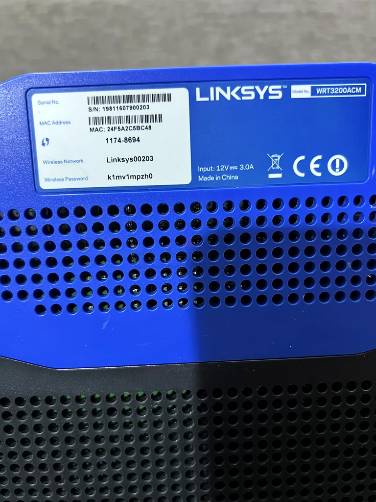 راوتر Linksys WRT3200ACM: واي فاي ثنائي النطاق AC3200، ثلاثي التدفق مع بث إشارة واي فاي جيجابت، وتقنية توجيه الإشارة63256600690305113