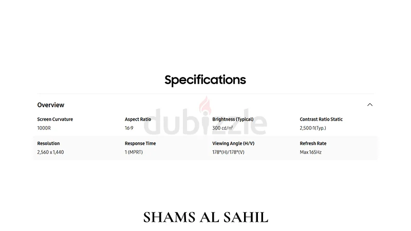 شاشة سامسونج 32 بوصة G5 بتردد تحديث 165 هرتز منحنية للألعاب | التوصيل المنزلي متاح | معدل تحديث عالٍ63262931299074111