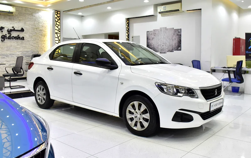 AED 421 EMI at 0% DP | Peugeot 301 (2021 Model) in White Color, GCC Specs63221301451265112
