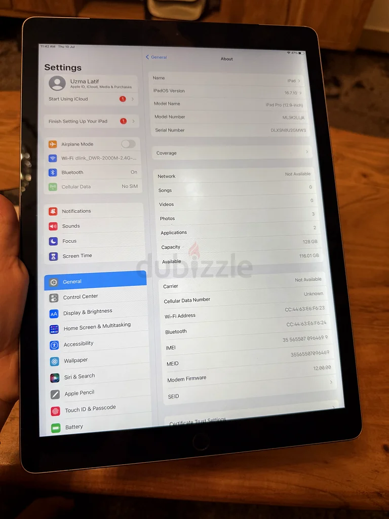 IPad Pro 12.9 128GB Space Grey (2015).63223853726465113
