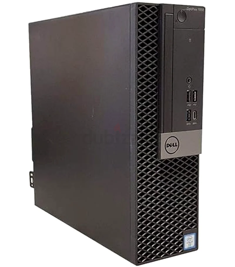جهاز كمبيوتر مكتبي من ديل من الجيل السابع، طراز OptiPlex 7050 SFF، معالج أساسي i5-7500، نظام ويندوز 11 برو، ذاكرة وصول عشوائي DDR4 سعة 8 جيجابايت، وسعة تخزين 256 جيجابايت من نوع NVMe SSD، مع واي فاي63267359274242113