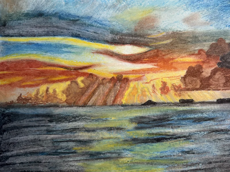 Different drawings on paper pencils/watercolour/pastel63223850726913112