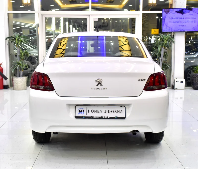 AED 421 EMI at 0% DP | Peugeot 301 (2021 Model) in White Color, GCC Specs63221301451265114