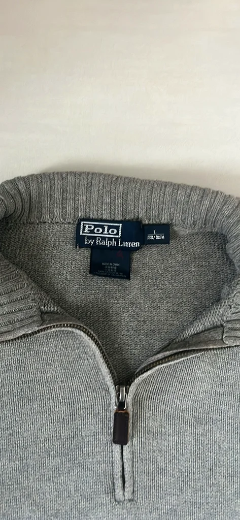 Vintage Ralph Lauren Polo grey quarter zip up63233126633475112