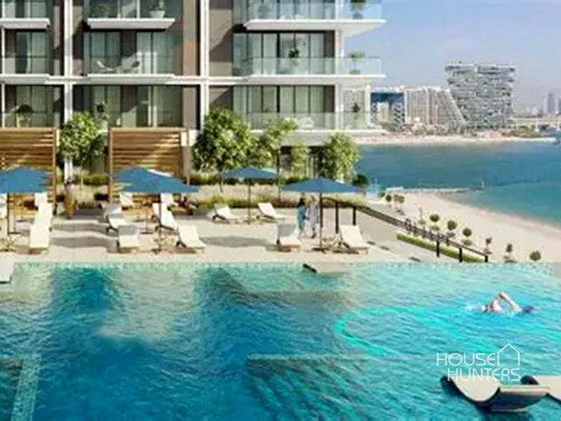 منظر رائع على البحر والنخيل | دفع مرن63229648681986114