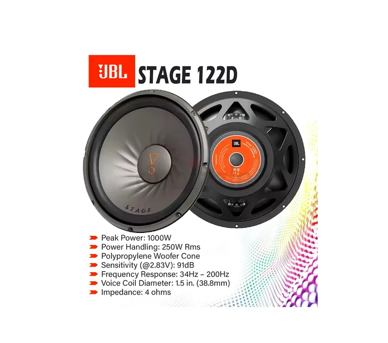 جهاز JBL stage122D مكبر صوت للسيارة 12 بوصة63260749009923111