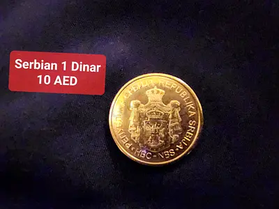 Serbian 1 Dinar Coin
