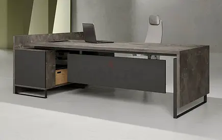 Aero L Shaped Executive Desk - Fully Customized