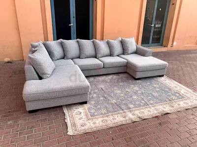 The One Kingstone U shape SOFA light Grey