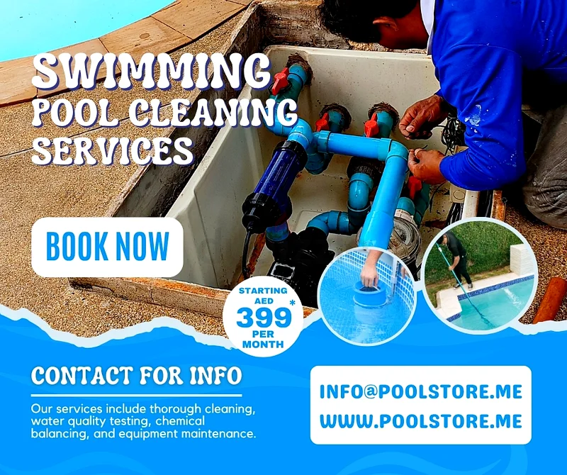 Swimming Pool Cleaning Services – Starting from AED 399/month!63215879338753111