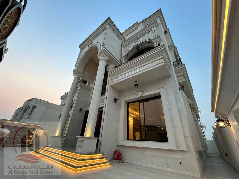 For sale, a villa in Ajman Al-Aliyah, 5 master rooms, a Majles room, a hall, and a maid’s room, freehold for all nationalities, Installment with out63873580435203113