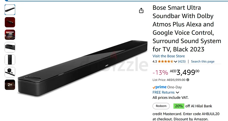Bose Smart Ultra Soundbar - Elevate Your Home Theater Experience!63264094378754118