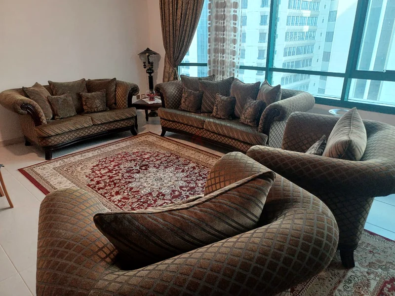 Comfortable, durable, and elegant sofa set with decorative velvet cushions63221849077378111