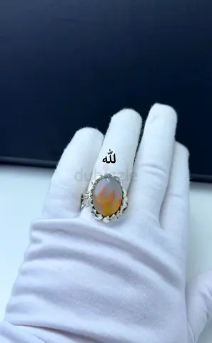 خاتم بحجر عقيق يماني مصور نوادر