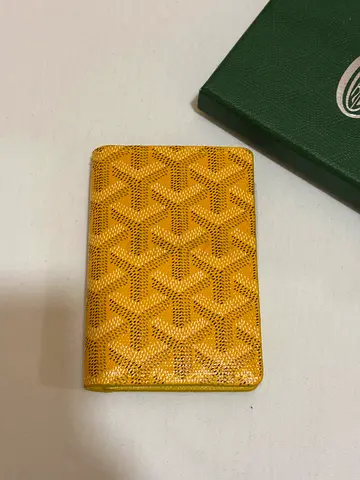 Goyard Small Wallet – Yellow – Unisex – Perfect Gift  by numberone bags SALE !!
