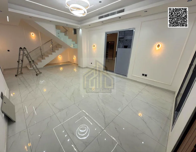 For sale, a luxurious two-story villa with a roof, including registration fees, in a strategic location - Ajman, close to Sheikh Mohammed bin Zayed Ro63170847895554113
