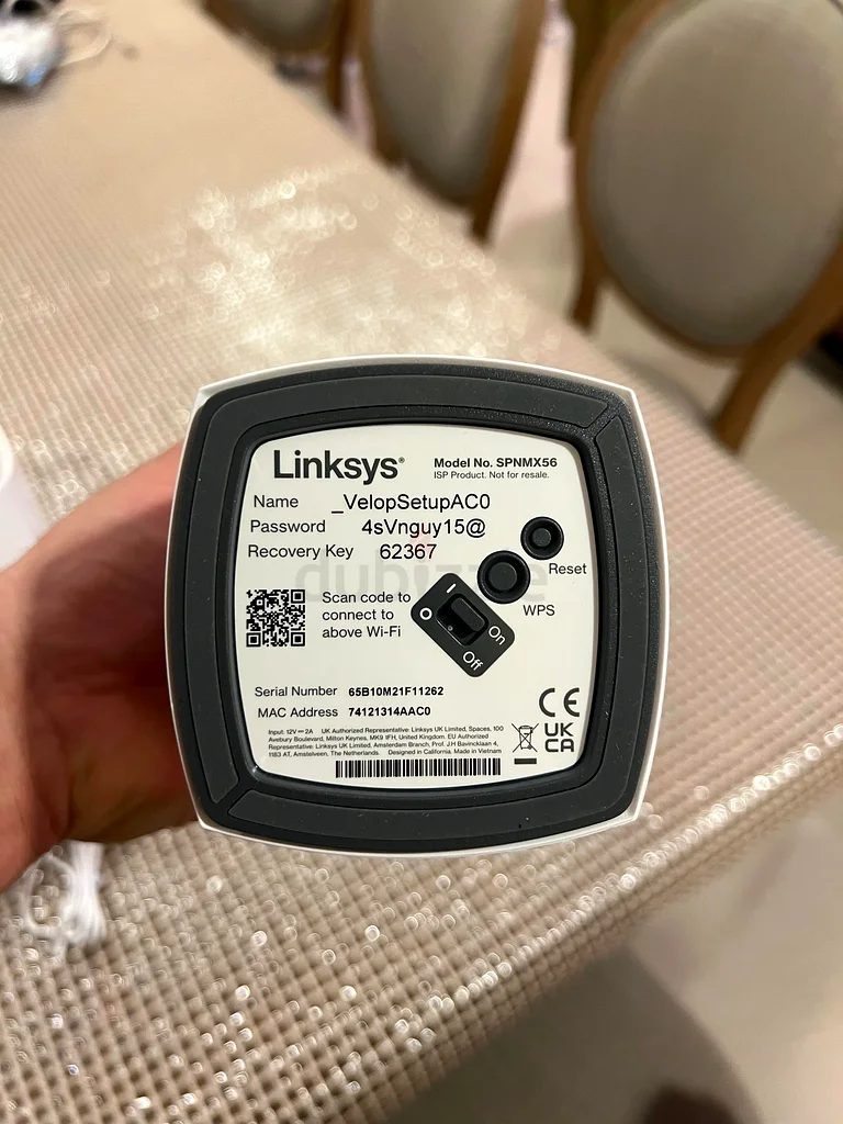 Linksys Velop MX6202 Wi‑Fi 6E Tri-Band Mesh System (3 Nodes)63168984651393111