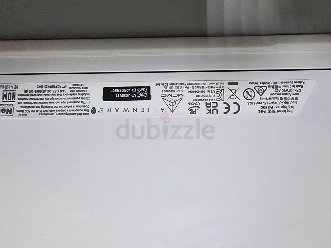 Alienware63255525517187119