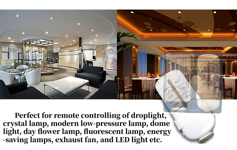 Wireless Remote Control Switch, 1-4 Ways AC220-240V 1000W63262937664898112