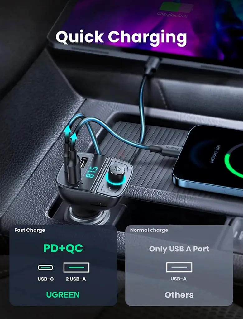 UGREEN Bluetooth Car Charger CD22963261261306498111