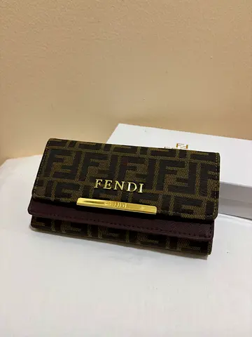 Fendi Long Wallet – Brown – Elegant classic  By numberone bags