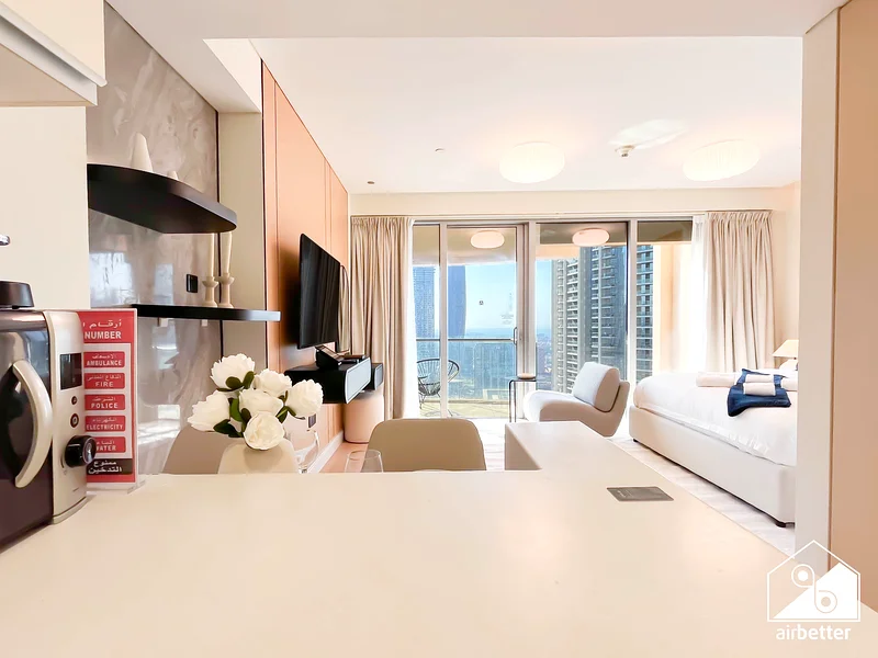 Kempinski Central Avenue Luxury Studio balcony & View ALL BILLS incl + Free WIFI & Parking63832904774017112
